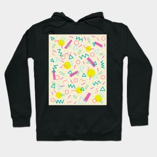 80s Retro Style Memphis Pattern Hoodie